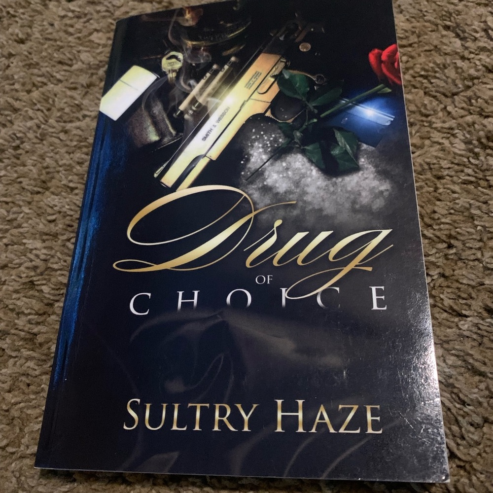 Drug of Choice 2016 paperback book signed inscribed by author Sultry Haze